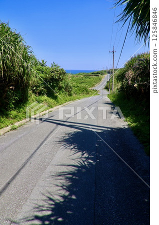 宇佐濱遺址及其周邊景色（沖繩縣國頭村） 125846846