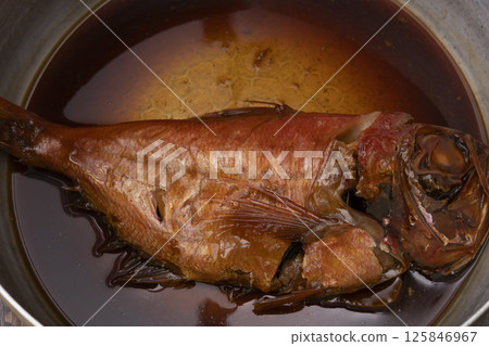 Boiled golden-eyed snapper Boiled golden-eyed snapper Boiled golden-eyed snapper Boiled golden-eyed snapper 125846967