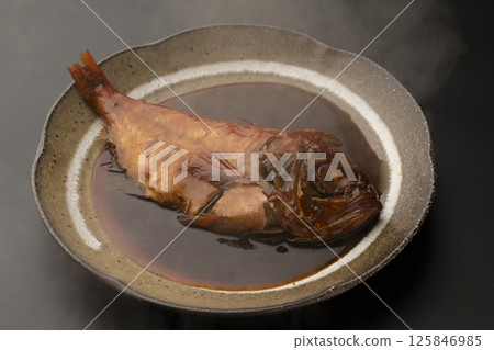 Boiled gold-eyed bream Boiled gold-eyed bream 125846985