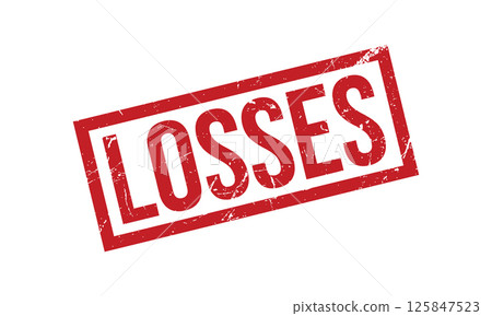 Losses Rubber Stamp Seal Vector Losses Rubber Stamp Seal Vector 125847523