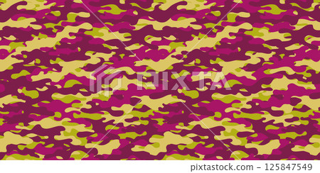 迷彩圖案-無縫背景材料 125847549