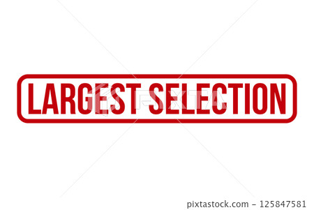 Red Largest Selection Rubber Stamp Seal Vector 125847581