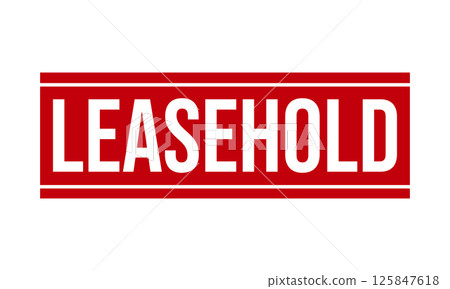 Leasehold Rubber Stamp Seal Vector Leasehold Rubber Stamp Seal Vector 125847618