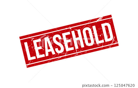 Leasehold Rubber Stamp Seal Vector 125847620