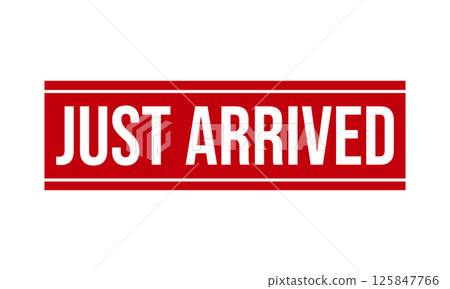 Just Arrived Rubber Stamp Seal Vector 125847766