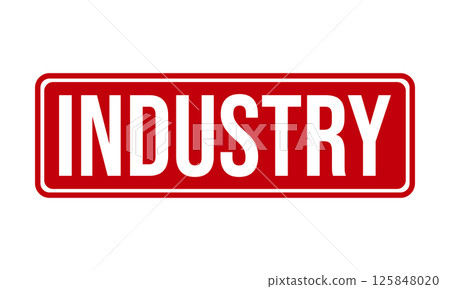 Industry Rubber Stamp Seal Vector 125848020
