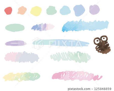 塗鴉風格框架集 125848859