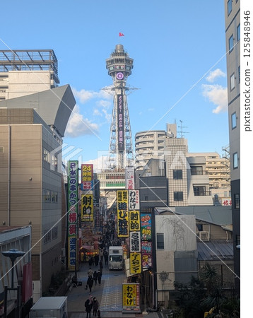 Scenery with Tsutenkaku 125848946