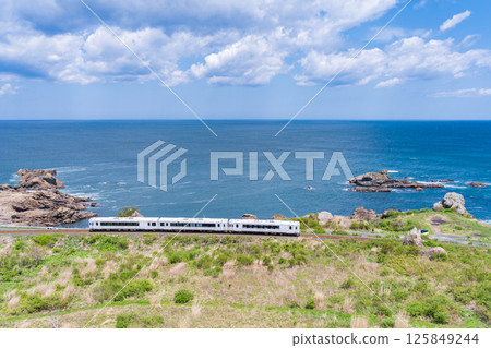"Aomori Prefecture" Tohoku Emotion Running on the Tanesashi Coast, Hachinohe City "Aomori Prefecture" Tohoku Emotion Running on the Tanesashi Coast, Hachinohe City 125849244