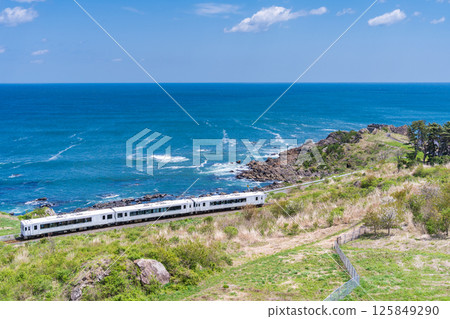 "Aomori Prefecture" Tohoku Emotion Running on the Tanesashi Coast, Hachinohe City "Aomori Prefecture" Tohoku Emotion Running on the Tanesashi Coast, Hachinohe City 125849290