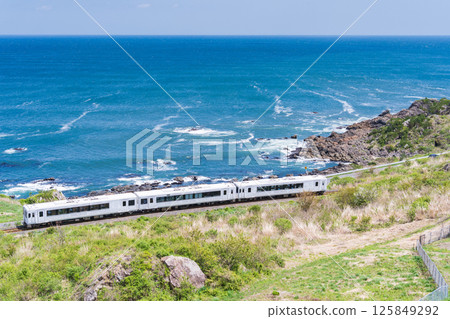 "Aomori Prefecture" Tohoku Emotion Running on the Tanesashi Coast, Hachinohe City "Aomori Prefecture" Tohoku Emotion Running on the Tanesashi Coast, Hachinohe City 125849292
