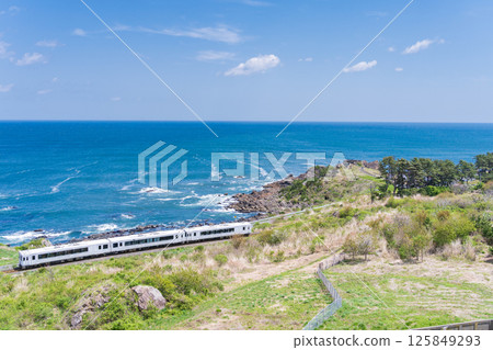 "Aomori Prefecture" Tohoku Emotion Running on the Tanesashi Coast, Hachinohe City "Aomori Prefecture" Tohoku Emotion Running on the Tanesashi Coast, Hachinohe City 125849293