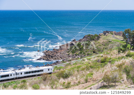 "Aomori Prefecture" Tohoku Emotion Running on the Tanesashi Coast, Hachinohe City "Aomori Prefecture" Tohoku Emotion Running on the Tanesashi Coast, Hachinohe City 125849299