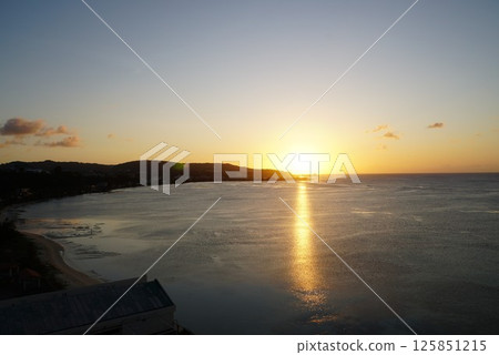 關島,日落風景,杜夢灣 關島,日落風景,杜夢灣 125851215