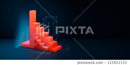 Digital career ladder red infographic on a black banner with ample copy space and a clean background for a professional presentation. Banner for design with copy space Digital career ladder red infographic on a black banner with ample copy space and a clean background for a professional presentation. Banner for design with copy space 125852131