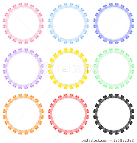 Oshikatsu Can Badge Rosette Material Frame Vivid Oshikatsu Can Badge Rosette Material Frame Vivid 125852388