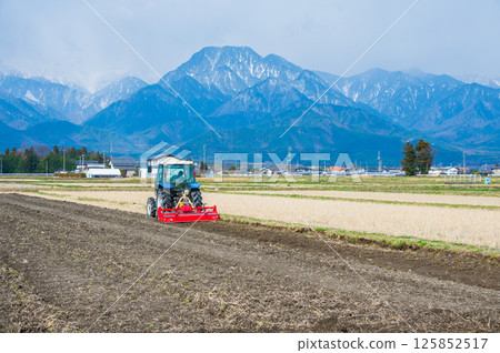 [有嶽山] 耕田 [安曇野] 125852517