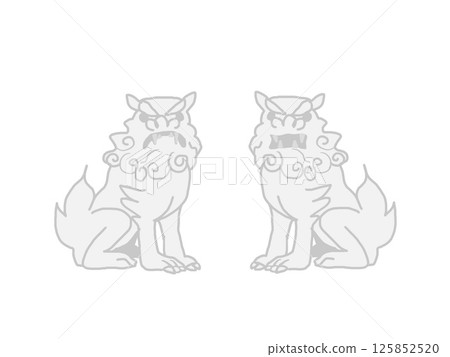 A和Un的守護獅插圖 125852520