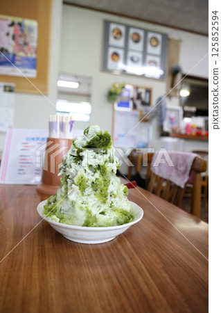 煉乳抹茶刨冰 125852594