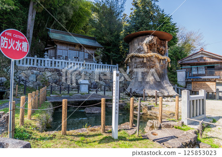 中山道大湧宿的春日景色 中山道大湧宿的春日景色 125853023