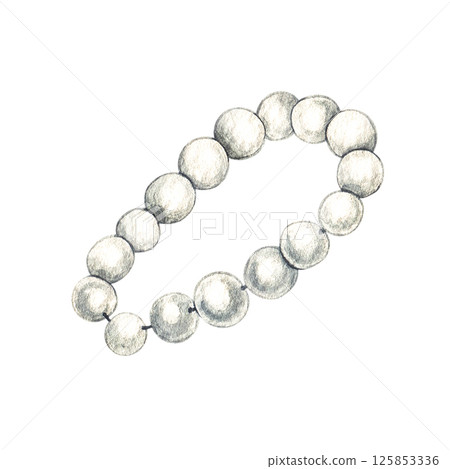 watercolor ballet set illustration hand drawn 125853336