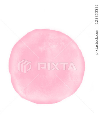 Watercolor-style circle illustration material, pale pink cherry blossom background, transparent png Watercolor-style circle illustration material, pale pink cherry blossom background, transparent png 125853552