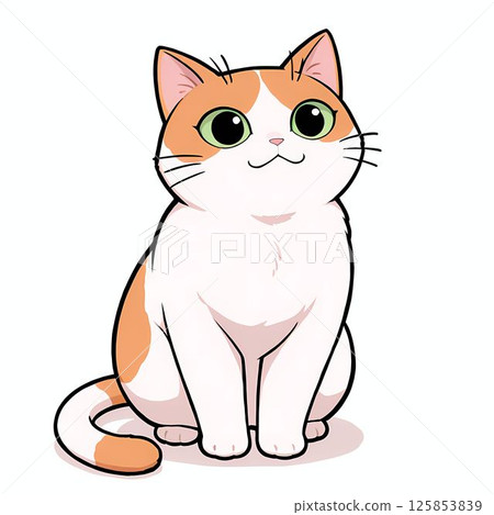茶虎斑貓的插圖 茶虎斑貓的插圖 125853839