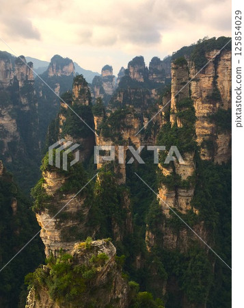 中國湖南武陵源風景優美 中國湖南武陵源風景優美 125854029
