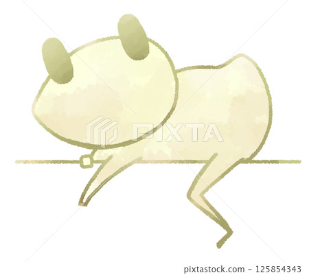青蛙（黃）爬牆 125854343