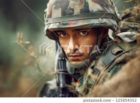 Brave soldiers in action Brave soldiers in action 125854352