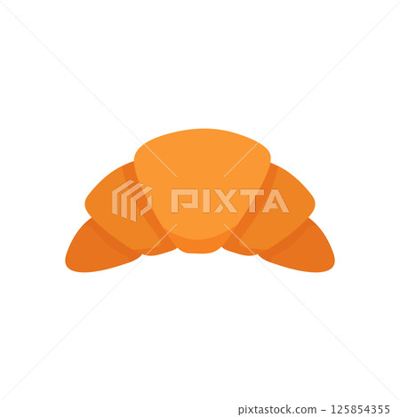 Croissant vector illustration 125854355