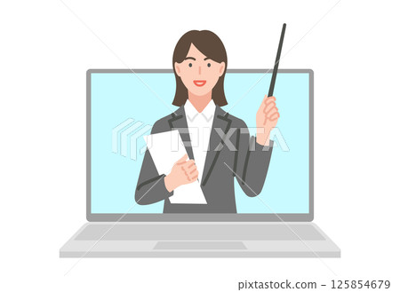 在線解釋的女商人 在線解釋的女商人 125854679