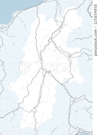 A simple road map of Nagano Prefecture and neighboring prefectures in Japan A simple road map of Nagano Prefecture and neighboring prefectures in Japan 125854958
