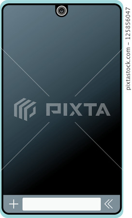 Black screen smartphone 125856047