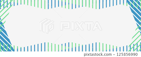 Pong style geometric green gradient background pattern frame Pong style geometric green gradient background pattern frame 125856990