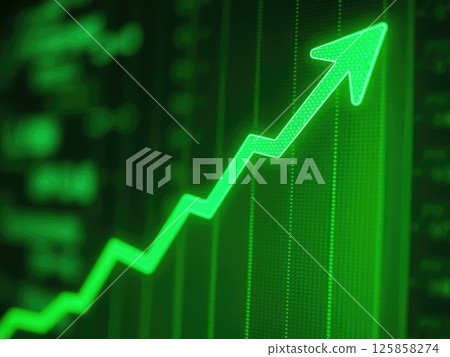 Green Upward Trend Graph with Bokeh Green Upward Trend Graph with Bokeh 125858274