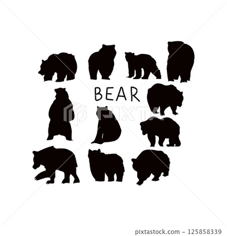 Bear Silhouette 125858339