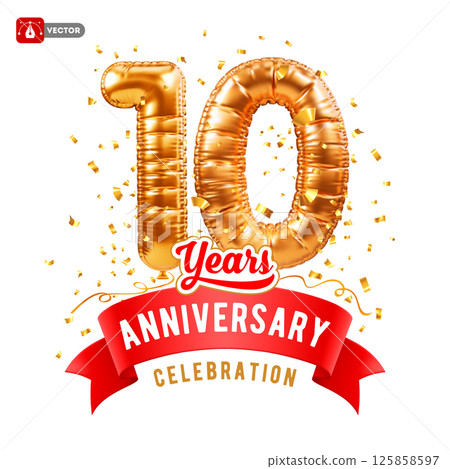 2th Year Anniversary Celebration Template 125858597