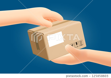 Courier delivery, Shipping service concept 125858603