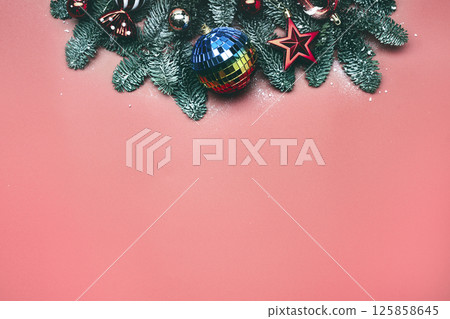 Christmas background card 125858645