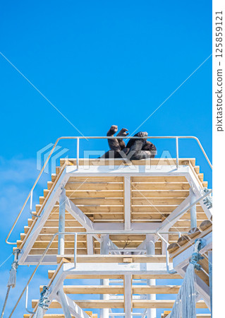 北海道札幌市圓山動物園的黑猩猩 125859121