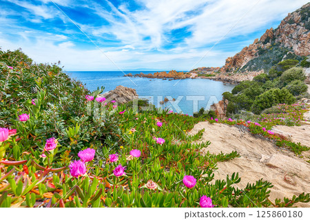 Unbelivable view of popular travel destination Costa Paradiso. Unbelivable view of popular travel destination Costa Paradiso. 125860180