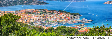 Unbelivable view on Palau port. Unbelivable view on Palau port. 125860201