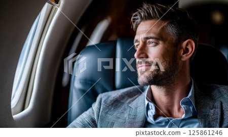 airplane, man, portrait 125861246