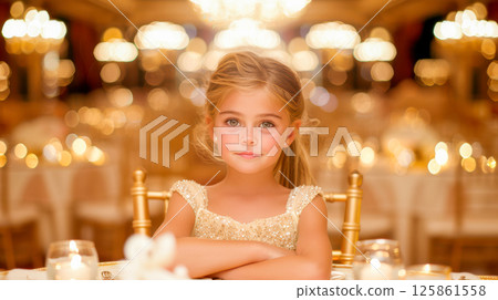 Small Happy multigeneration family enjoying Christmas eve at home. Small Happy multigeneration family enjoying Christmas eve at home. 125861558