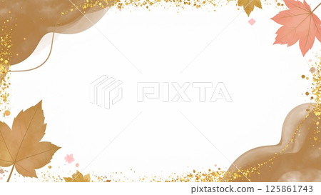 Autumn Material Alcohol Ink Art Frame Brown Gold AI-Generated Material Autumn Material Alcohol Ink Art Frame Brown Gold AI-Generated Material 125861743