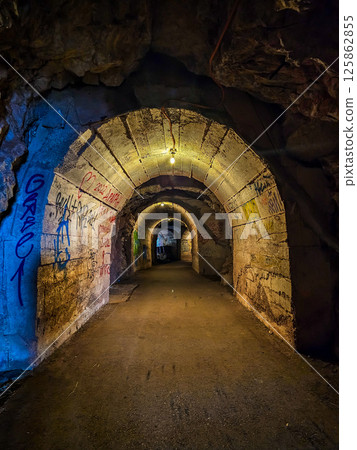 Pedestrian Tunnel in Petrovac, Montenegro 125862855