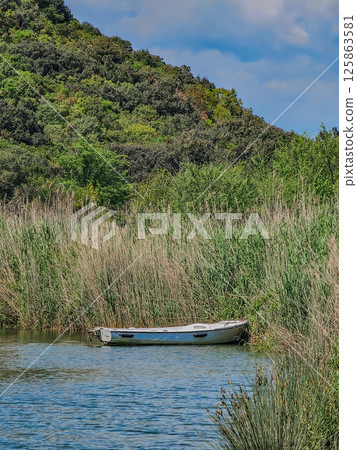 Montenegro Mountain Nature with Rocks, Clouds, and Summer Landscape Montenegro Mountain Nature with Rocks, Clouds, and Summer Landscape 125863581