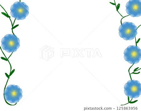 牽牛花框架 125863956