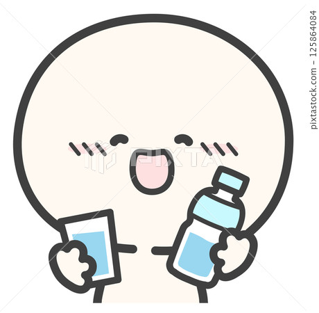 預防中暑 補水 水與人 125864084